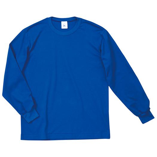 MIZUNO SHOP [ミズノ公式オンラインショップ] Tシャツ（ロングスリーブ／マーク無） 22 ロイヤルブルー 87SP207