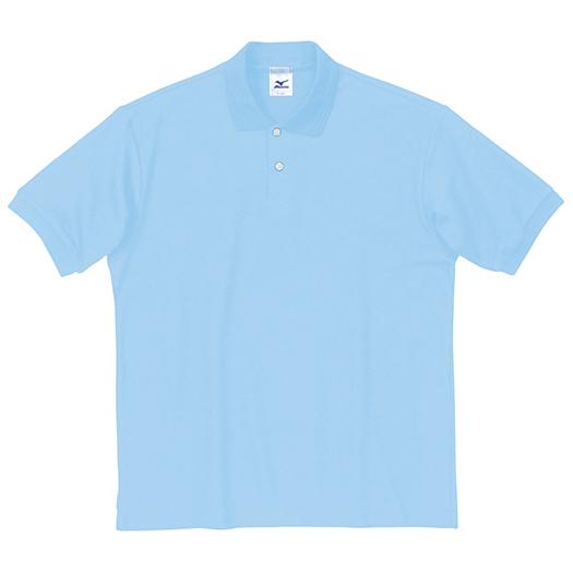 MIZUNO SHOP [ミズノ公式オンラインショップ] 半袖ポロシャツ（カラー） 19 サックス 87WP202の大画像