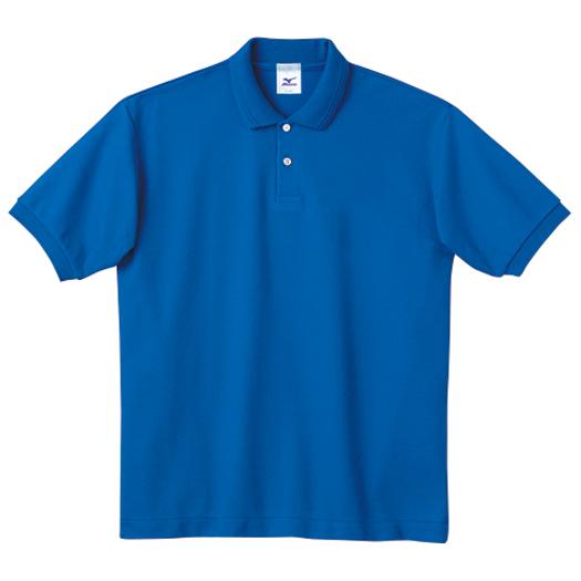 MIZUNO SHOP [ミズノ公式オンラインショップ] 半袖ポロシャツ（カラー） 27 ブルー 87WP202の画像