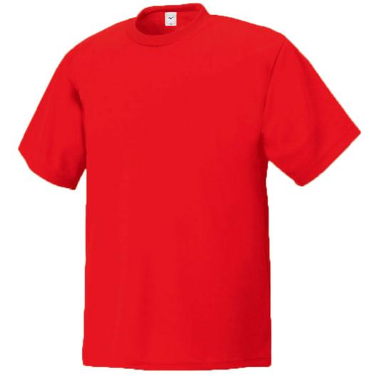 MIZUNO SHOP [ミズノ公式オンラインショップ] Tシャツ（マーク無） 62 レッド 87WT850