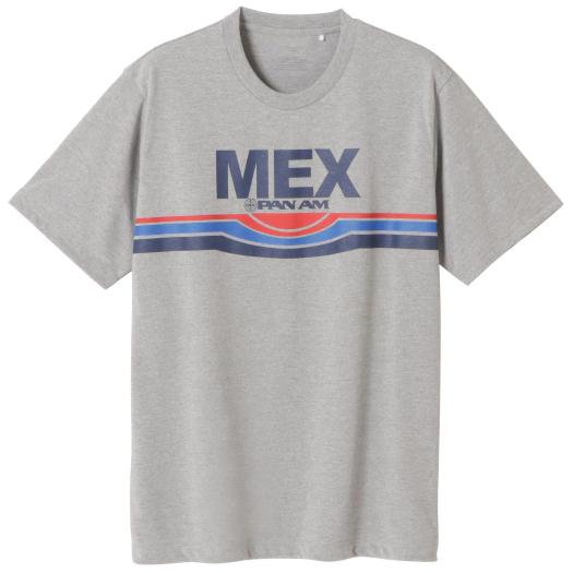 MIZUNO SHOP [ミズノ公式オンラインショップ] PAN AM MEX Tシャツ[ユニセックス] 05 杢グレー B2JA1081画像