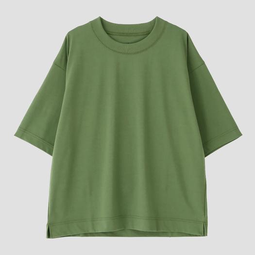 MARGARET HOWELL】コットンポリエステルワイドTシャツ|B2JACZ08|Go to