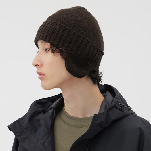 MIZUNO SHOP [ミズノ公式オンラインショップ] 【MARGARET HOWELL／吸湿発熱】ブレスサーモウールブーニー ユニセックス 58 ブラウン B2JWCZ21