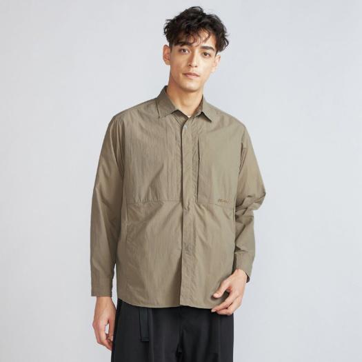 MIZUNO SHOP [ミズノ公式オンラインショップ] ウォーターリパレントフィールドシャツ メンズ 50 ウルフベージュ B2MCC505