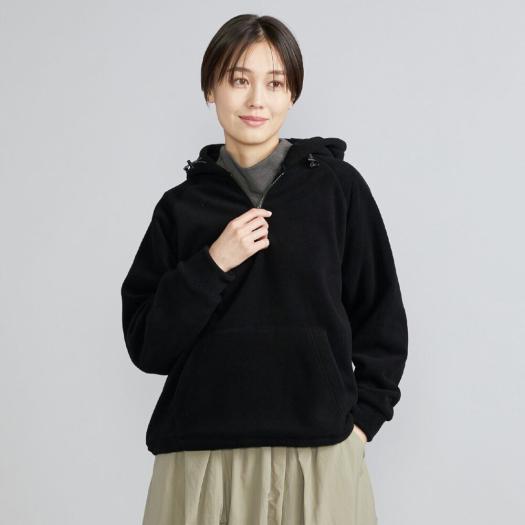 MIZUNO SHOP [ミズノ公式オンラインショップ] POLARTECフリースフーディ ウィメンズ 09 ブラック B2MCC731