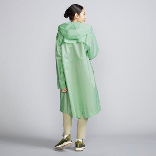 birdwell 緑色の水着 ボタン付き ドローコード コンパクトアクアブロックレインコート|B2MEC260|Go to by mizuno