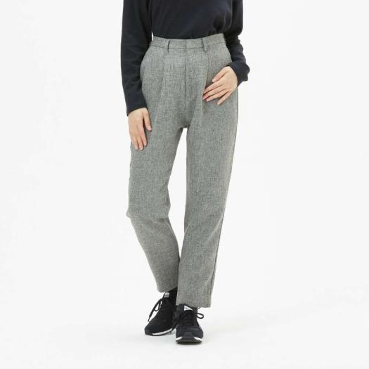 MIZUNO SHOP [ミズノ公式オンラインショップ] ウールタッチテーパードパンツ(洗濯機洗い可) ウィメンズ 06 グレー B2MFB712