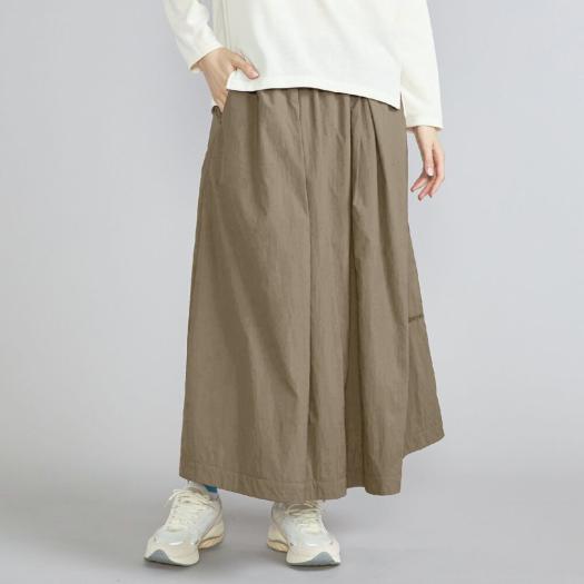 MIZUNO SHOP [ミズノ公式オンラインショップ] 【吸湿発熱】ブレスサーモ サーマルメッシュスカート ウィメンズ 50 ウルフベージュ B2MFC731