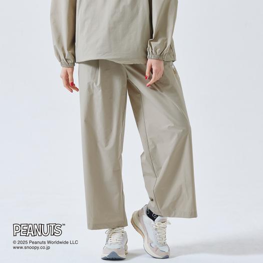 MIZUNO SHOP [ミズノ公式オンラインショップ] 【PEANUTS】ウォーターリパレントストレッチパンツ ウィメンズ 50 トレンチベージュ B2MFCY20