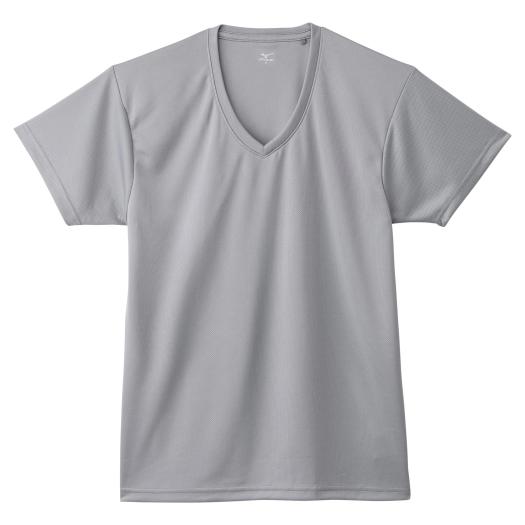 MIZUNO SHOP [ミズノ公式オンラインショップ] 着るドラントクイックドライアンダーVネックノースリーブシャツ(大きいサイズ)[メンズ] 01 ホワイト C2JAA112