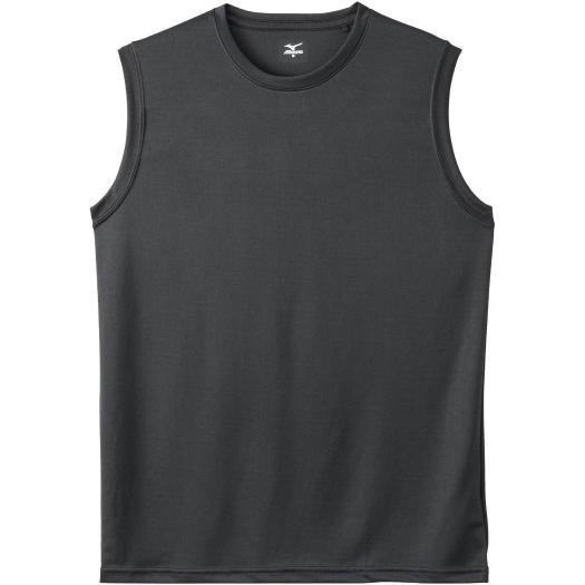 MIZUNO SHOP [ミズノ公式オンラインショップ] 着るドラントクイックドライアンダーVネック半袖シャツ(大きいサイズ)[メンズ] 09 ブラック C2JAA321