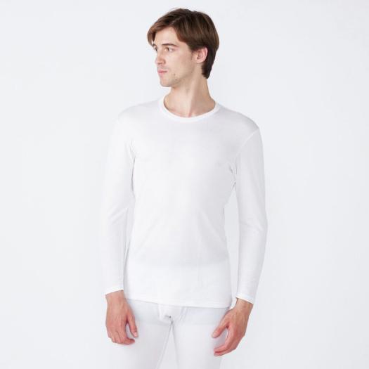 【吸湿発熱】ミズノプレミアホットインナー ブレスサーモ Dailyモデル 薄手 クルーネック長袖シャツ