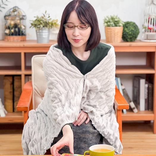 吸湿発熱】くしゅくしゅマルチブランケット温包-オンポウ-|C2JYC550