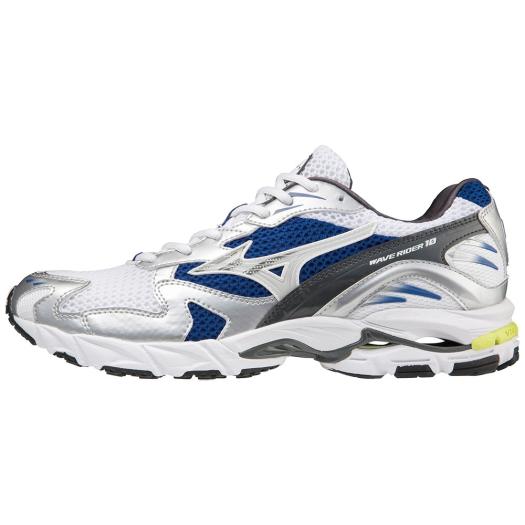 MIZUNO SHOP [ミズノ公式オンラインショップ] WAVE RIDER 10 ユニセックス 06 ホワイト×オフホワイト×ブルー D1GA2104_p