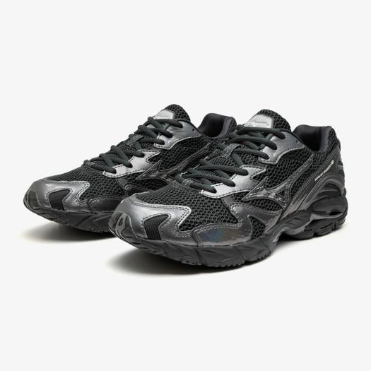 MIZUNO SHOP [ミズノ公式オンラインショップ] WAVE RIDER 10 ユニセックス 08 ブラック×ブラック×メタリックグレー D1GA2431_p