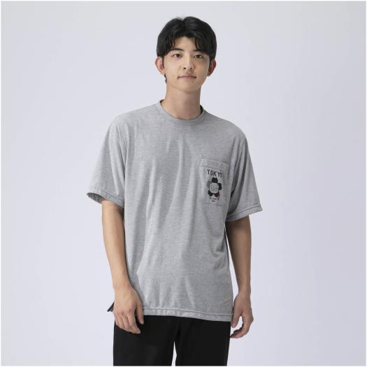 MIZUNO SHOP [ミズノ公式オンラインショップ] SAKURA TOKYO ポケットTシャツ[ユニセックス] 05 グレー杢 D2JA0S14の画像