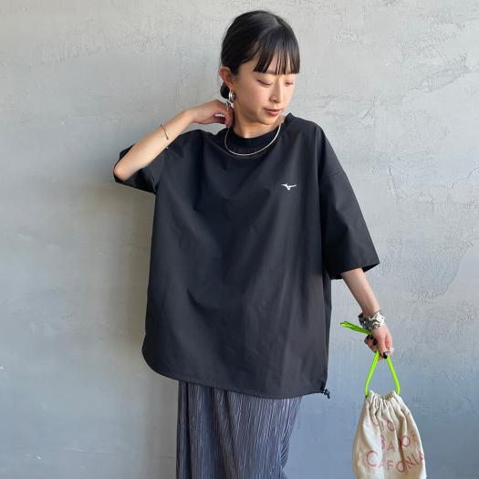 JEANS FACTORY】ウォーターリパレントストレッチウーブンTシャツ