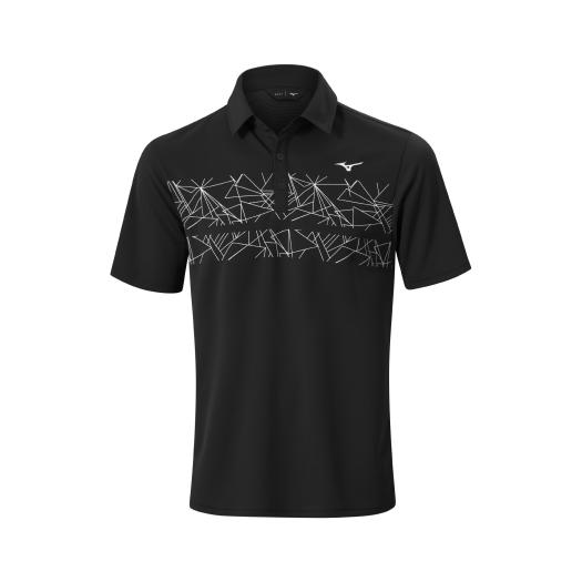 MIZUNO SHOP [ミズノ公式オンラインショップ] ブレスサーモ半袖グラフィックプリントシャツ[メンズ] 09 ブラック E2GA25の大画像