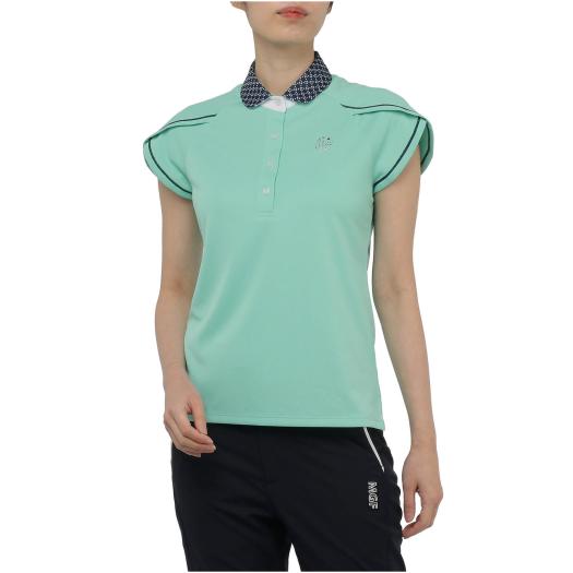 MIZUNO SHOP [ミズノ公式オンラインショップ] ペタルスリーブシャツ[ウィメンズ] 33 ミントグリーン E2JAA260の大画像