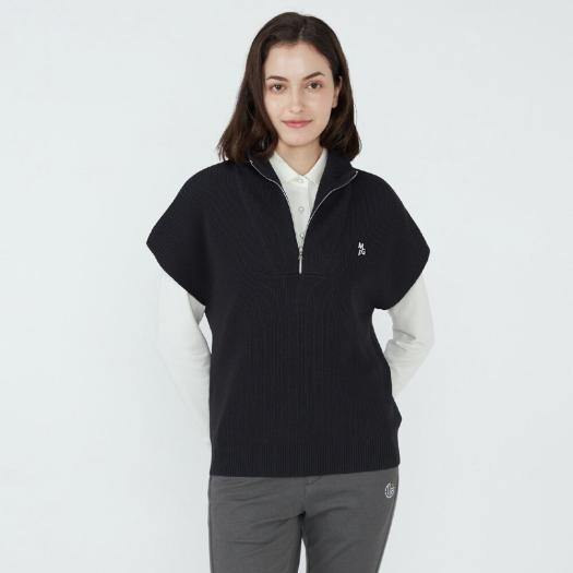 MIZUNO SHOP [ミズノ公式オンラインショップ] 【MGFコレクション】ハーフジップフレンチベスト ウィメンズ 14 ネイビー E2JCC764