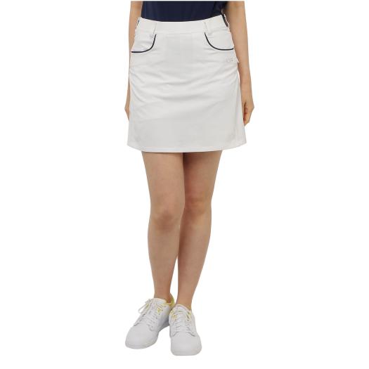 MIZUNO SHOP [ミズノ公式オンラインショップ] ドッツニットスカート[ウィメンズ] 01 ホワイト E2JDA253の大画像