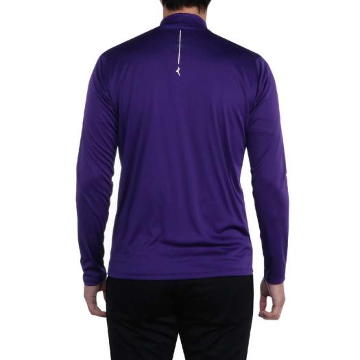 レイヤードセット(半袖ハーフジップシャツ／長袖モックネックシャツ