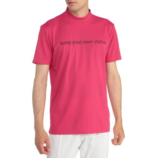 MIZUNO SHOP [ミズノ公式オンラインショップ] モックネック半袖シャツ[メンズ] 64 ピンク E2MA2016画像