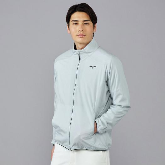 MIZUNO SHOP [ミズノ公式オンラインショップ] ネクスライトエアストレッチブルゾン メンズ 03 ライトグレー E2MEC505