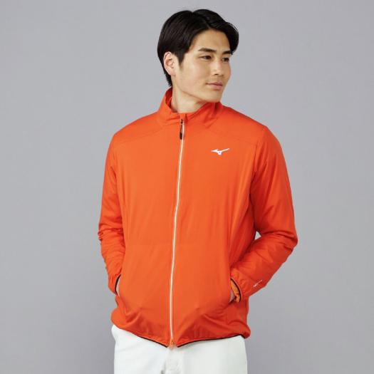 MIZUNO SHOP [ミズノ公式オンラインショップ] ネクスライトエアストレッチブルゾン メンズ 53 オレンジ E2MEC505