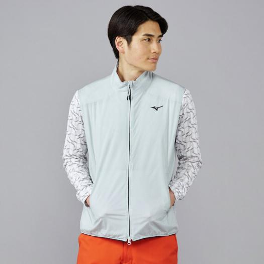 MIZUNO SHOP [ミズノ公式オンラインショップ] ネクスライトエアストレッチベスト メンズ 03 ライトグレー E2MEC506