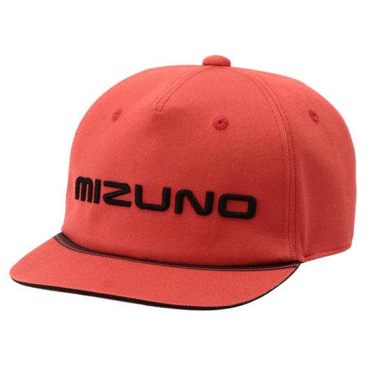 MIZUNO SHOP [ミズノ公式オンラインショップ] フラットブリムキャップ[メンズ] 60 パラダイスレッド E2MWA005