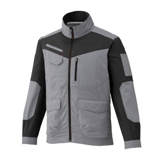 MIZUNO SHOP [ミズノ公式オンラインショップ] ワークジャケット(春夏用) ユニセックス 97 グレー×チャコール F2JE2194