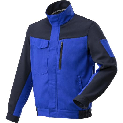 MIZUNO SHOP [ミズノ公式オンラインショップ] ワークジャケット(大きいサイズ／春夏向け) ユニセックス 87 ネイビー×ブルー F2JEA183_b