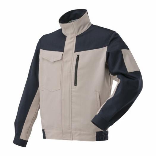 MIZUNO SHOP [ミズノ公式オンラインショップ] ワークジャケット ストレッチ(大きいサイズ／ネーム刺繍対応／制電／エコ素材) ユニセックス 89 ネイビー×ベージ