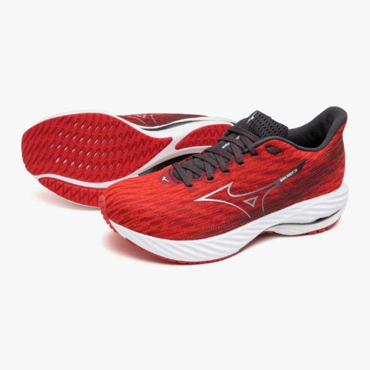 MIZUNO SHOP [ミズノ公式オンラインショップ] ウエーブライダー28 SW(ランニング) メンズ 07 レッド×チャコールグレー×ホワイト J1GC2404