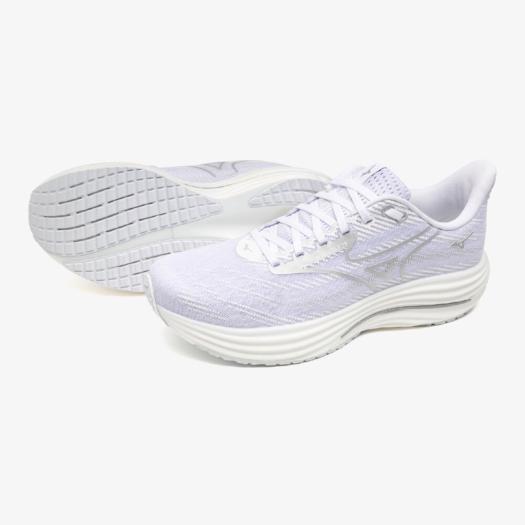 MIZUNO SHOP [ミズノ公式オンラインショップ] ウエーブライダー29(ランニング) ユニセックス 04 ホワイト×シルバー J1GC2505