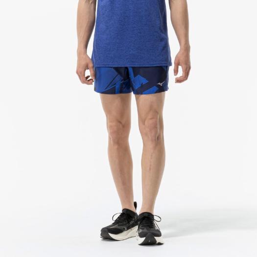 MIZUNO SHOP [ミズノ公式オンラインショップ] ランニング マルチポケットパンツ グラフィック 6インチ ユニセックス 27 オーシャンキャヴァン J2MBC014