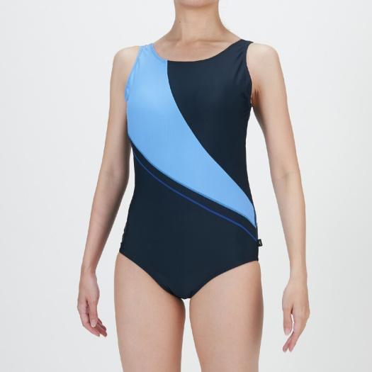 MIZUNO SHOP [ミズノ公式オンラインショップ] アクアフィットネス用ワンピース ウィメンズ 82 ネイビー×C.ブルー N2JAC320