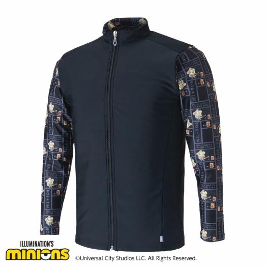 MIZUNO SHOP [ミズノ公式オンラインショップ] 【ミニオン】ラッシュガード(長袖) ジュニア 09 ブラック N2JAC501