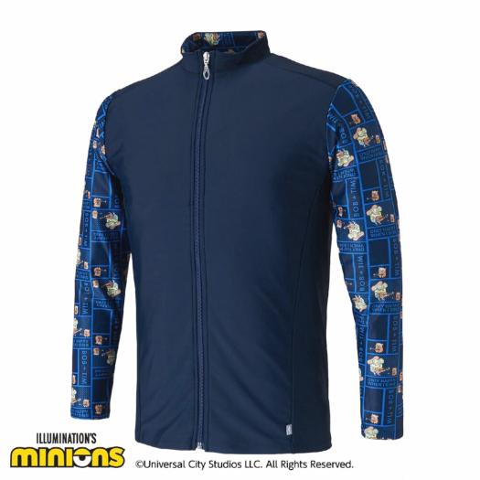 MIZUNO SHOP [ミズノ公式オンラインショップ] 【ミニオン】ラッシュガード(長袖) ジュニア 14 ネイビー N2JAC501