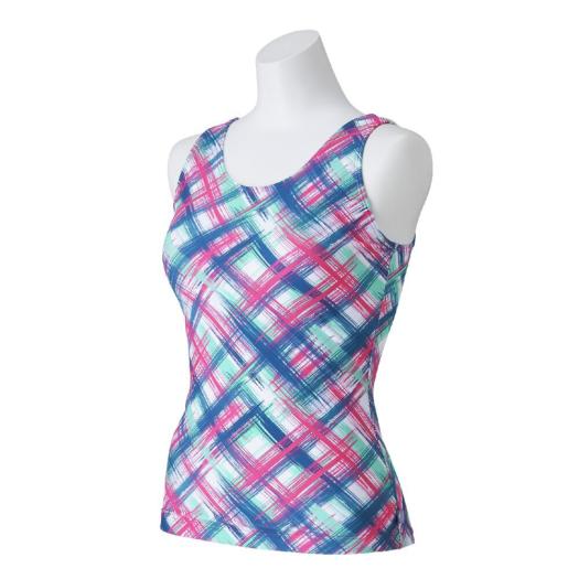 MIZUNO SHOP [ミズノ公式オンラインショップ] アクアフィットネス用トップス(めくれにくい裾ゴム付) ウィメンズ 62 レッド N2JAC870