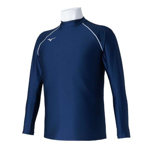 MIZUNO SHOP [ミズノ公式オンラインショップ] ラッシュガード ユニセックス 14 ネイビー N2JCC201