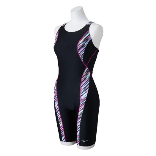 MIZUNO SHOP [ミズノ公式オンラインショップ] アクアフィットネス用オールインワン ウィメンズ 96 ブラック×ピンク N2JGC300