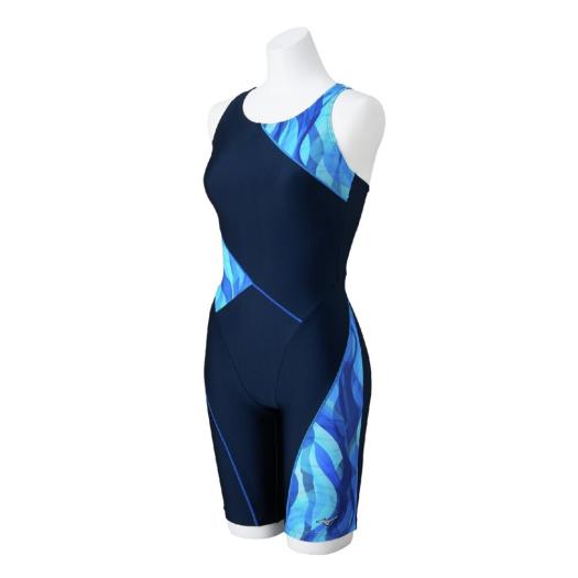 ハナミズキ　　プロファイルウレタン　※シングルロングブルー Stroke ONE／撥水】スイムフィットネス用オールインワン|N2JGC313