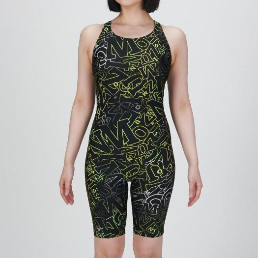 MIZUNO SHOP [ミズノ公式オンラインショップ] 【Stroke ONE／撥水】スイムフィットネス用オールインワン ウィメンズ 09 ブラック N2JGC813