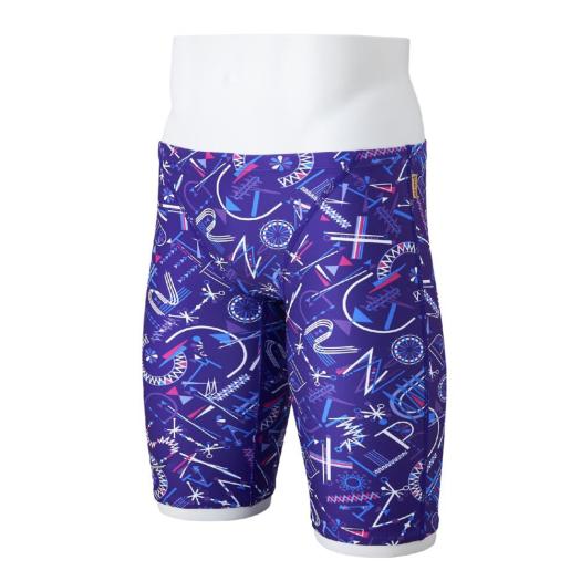 MIZUNO SHOP [ミズノ公式オンラインショップ] 競泳練習用ハーフスパッツ ジュニア 68 バイオレット N2MBC986