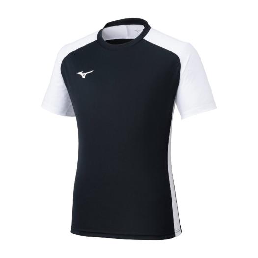 MIZUNO SHOP [ミズノ公式オンラインショップ] フィールドシャツ ジュニア 09 ブラック×ホワイト P2MAC043_j