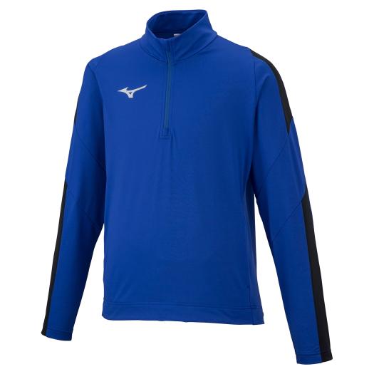 MIZUNO SHOP [ミズノ公式オンラインショップ] ストレッチニットシャツ[ジュニア] 25 サーフブルー P2MC2680の大画像