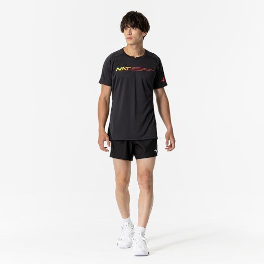 N-XTプラシャツ(半袖)(バレーボール)[ユニセックス]|V2MAB003|ウエア 