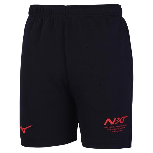 MIZUNO SHOP [ミズノ公式オンラインショップ] N-XTプラクティスパンツ(バレーボール)[ジュニア] 96 ブラック×チャイニーズレッド V2MB1510_j画像